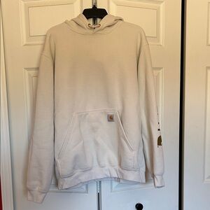 Men’s Carhartt Loose Fit Hoodie - Cream/Gold - Size L